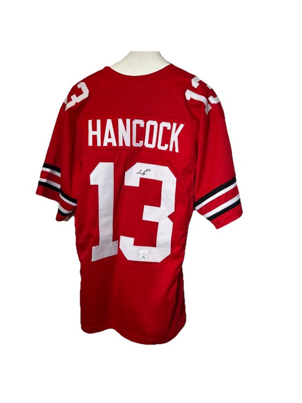 Jordan Hancock Autographed The Ohio State‎ Buckees OSU Jersey JSA Buffalo Bills